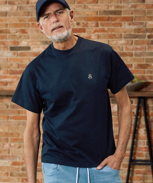 Maison code 13（メゾンコードサーティーン）の「mt10349-fine jersey cut sew Tシャツ(M26S-31)（Tシャツ/カットソー・メンズ・ネイビー/ホワイト/ブラック・S/M/L/XL）」の4枚目の写真