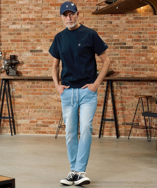 Maison code 13（メゾンコードサーティーン）の「mt10349-fine jersey cut sew Tシャツ(M26S-31)（Tシャツ/カットソー・メンズ・ネイビー/ホワイト/ブラック・S/M/L/XL）」の7枚目の写真