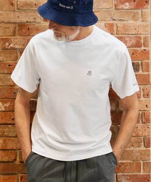 Maison code 13（メゾンコードサーティーン）の「mt10349-fine jersey cut sew Tシャツ(M26S-31)（Tシャツ/カットソー・メンズ・ネイビー/ホワイト/ブラック・S/M/L/XL）」の9枚目の写真