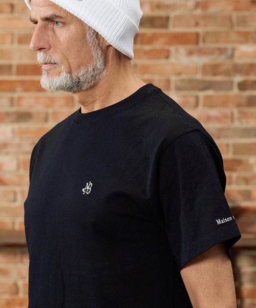 Maison code 13（メゾンコードサーティーン）の「mt10349-fine jersey cut sew Tシャツ(M26S-31)（Tシャツ/カットソー・メンズ・ネイビー/ホワイト/ブラック・S/M/L/XL）」の17枚目の写真