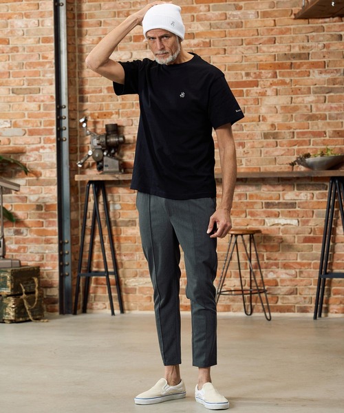 Maison code 13（メゾンコードサーティーン）の「mt10349-fine jersey cut sew Tシャツ(M26S-31)（Tシャツ/カットソー・メンズ・ネイビー/ホワイト/ブラック・S/M/L/XL）」の18枚目の写真
