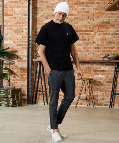 Maison code 13（メゾンコードサーティーン）の「mt10349-fine jersey cut sew Tシャツ(M26S-31)（Tシャツ/カットソー・メンズ・ネイビー/ホワイト/ブラック・S/M/L/XL）」の19枚目の写真