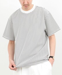 NOLLEY’S | シルケット加工 ボーダー クルーネックTシャツ 26SS(Tシャツ/カットソー)