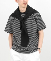 シルケット加工 ボーダー クルーネックTシャツ 26SS