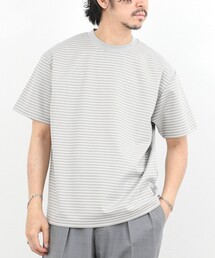 NOLLEY’S | シルケット加工 ボーダー クルーネックTシャツ 26SS(Tシャツ/カットソー)