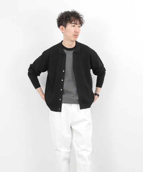 NOLLEY’S（ノーリーズ）の「シルケット加工 ボーダー クルーネックTシャツ 26SS（Tシャツ/カットソー・メンズ・ホワイト系その他/グレー系その他/ブラック系その他・XL/L/M/S）」の21枚目の写真