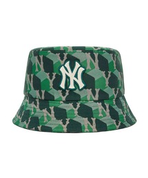 エムエルビー【MLB】- ニューヨーク・ヤンキース キャップ 【New York Yankees Monogram Bucket Hat GREEN 3AHTM212N】
