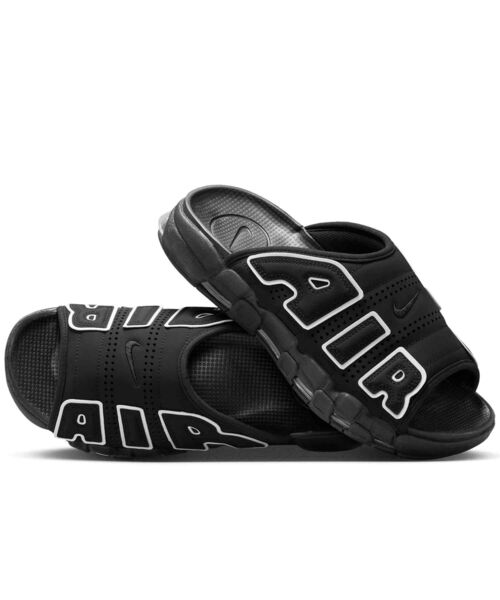 NIKE(ナイキ)の「ナイキ エア モア アップテンポ メンズスライド / Nike Air More Uptempo Men's Slides DV2132-001 Black(サンダル・メンズ・ブラック・25/24/27/26/28/29/30)」の3枚目の写真