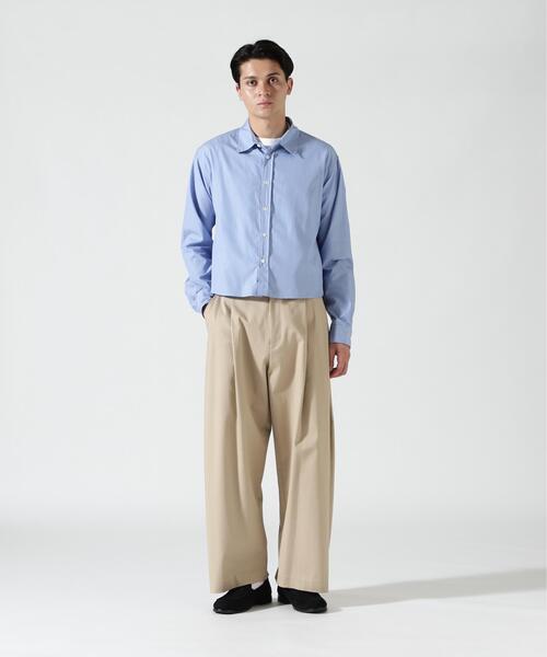 Toironier（トワロニエ）の「Toironier/トワロニエ/STRIPE SHORT SHIRTS（シャツ/ブラウス・メンズ・ホワイト/ブルー・2/1）」の16枚目の写真