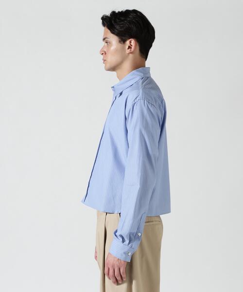 Toironier（トワロニエ）の「Toironier/トワロニエ/STRIPE SHORT SHIRTS（シャツ/ブラウス・メンズ・ホワイト/ブルー・2/1）」の17枚目の写真