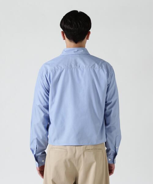 Toironier（トワロニエ）の「Toironier/トワロニエ/STRIPE SHORT SHIRTS（シャツ/ブラウス・メンズ・ホワイト/ブルー・2/1）」の18枚目の写真