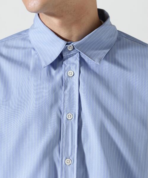 Toironier（トワロニエ）の「Toironier/トワロニエ/STRIPE SHORT SHIRTS（シャツ/ブラウス・メンズ・ホワイト/ブルー・2/1）」の19枚目の写真