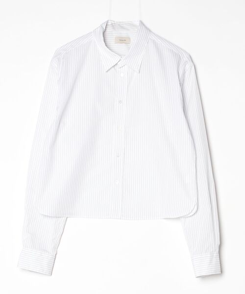 Toironier（トワロニエ）の「Toironier/トワロニエ/STRIPE SHORT SHIRTS（シャツ/ブラウス・メンズ・ホワイト/ブルー・2/1）」の7枚目の写真