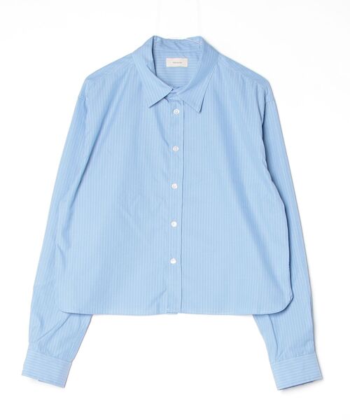 Toironier（トワロニエ）の「Toironier/トワロニエ/STRIPE SHORT SHIRTS（シャツ/ブラウス・メンズ・ホワイト/ブルー・2/1）」の8枚目の写真