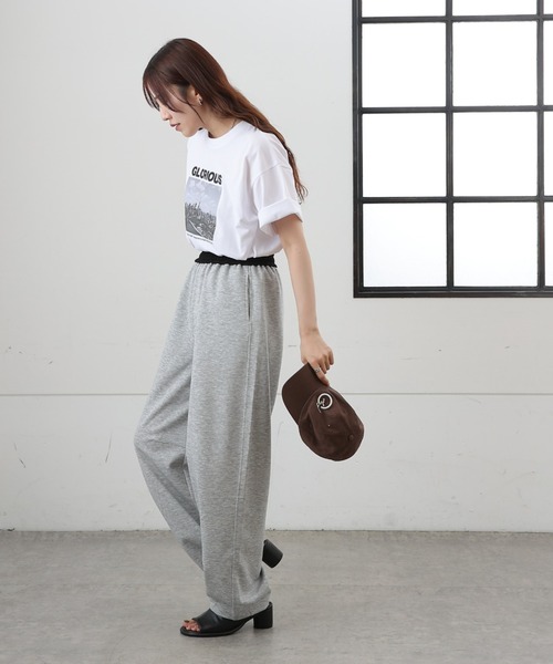 COLONY 2139(コロニートゥーワンスリーナイン)の「photoプリントTシャツ(Tシャツ/カットソー・レディース・ホワイト/チャコールグレー・FREE)」の6枚目の写真