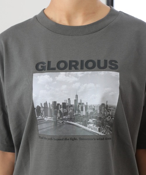 COLONY 2139(コロニートゥーワンスリーナイン)の「photoプリントTシャツ(Tシャツ/カットソー・レディース・ホワイト/チャコールグレー・FREE)」の12枚目の写真