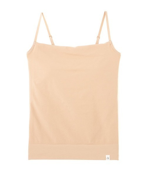 ETRE TOKYO（エトレトウキョウ）の「AMPHI×ETRE TOKYOフィットカップインキャミソール（キャミソール・レディース・ブラック/ベージュ・M/L）」の4枚目の写真