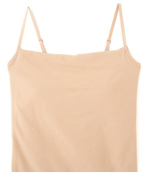 ETRE TOKYO（エトレトウキョウ）の「AMPHI×ETRE TOKYOフィットカップインキャミソール（キャミソール・レディース・ブラック/ベージュ・M/L）」の6枚目の写真