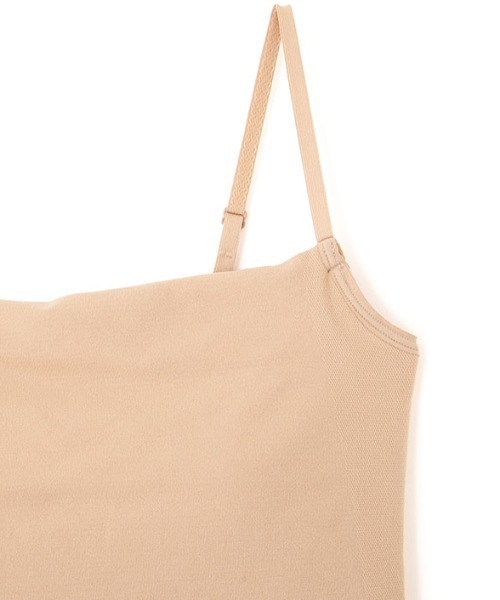 ETRE TOKYO（エトレトウキョウ）の「AMPHI×ETRE TOKYOフィットカップインキャミソール（キャミソール・レディース・ブラック/ベージュ・M/L）」の7枚目の写真