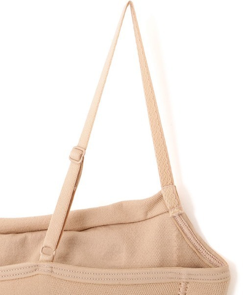 ETRE TOKYO（エトレトウキョウ）の「AMPHI×ETRE TOKYOフィットカップインキャミソール（キャミソール・レディース・ブラック/ベージュ・M/L）」の8枚目の写真