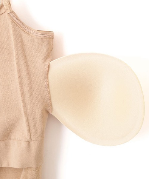 ETRE TOKYO（エトレトウキョウ）の「AMPHI×ETRE TOKYOフィットカップインキャミソール（キャミソール・レディース・ブラック/ベージュ・M/L）」の9枚目の写真