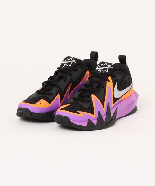 NIKE(ナイキ)の「《NIKE》S.T.ダイナマイト GS(スニーカー・キッズ・ホワイト×ブラック/ブラック×パープル・22.5cm/23.0cm/23.5cm/24.0cm/24.5cm/25.0cm)」の2枚目の写真