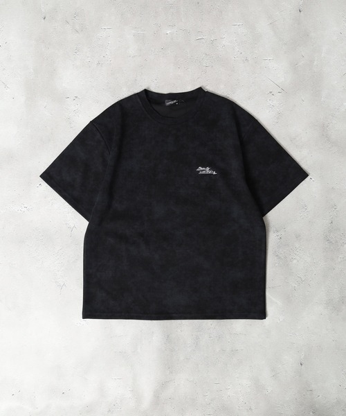 FUNALIVE(ファンアライブ)の「ニュアンスマーブルプリント 花柄デザイン半袖Tシャツ(Tシャツ/カットソー・メンズ・ブラック/ワインレッド・L/M)」の21枚目の写真