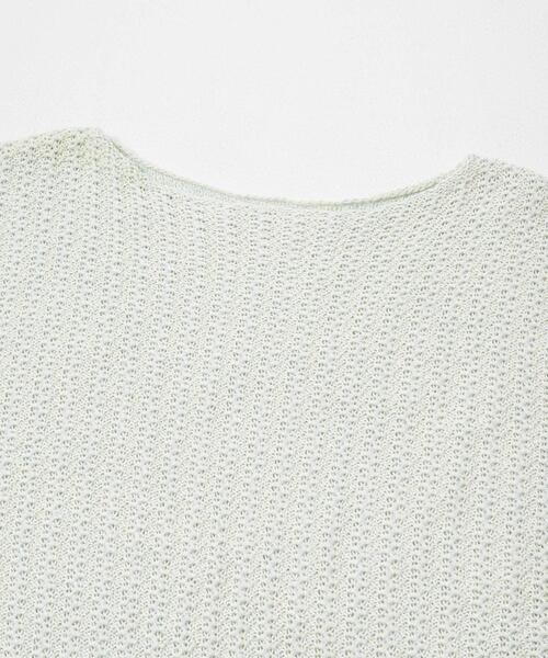 URBAN RESEARCH ROSSO WOMEN(アーバンリサーチ ロッソ)の「ペーパーヤーンニットプルオーバー(ニット/セーター・レディース・パープル系その他/イエロー・FREE)」の21枚目の写真