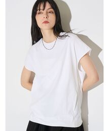 ELENDEEK | TUCK HEM LOOSE CS(Tシャツ/カットソー)