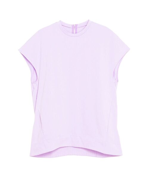 ELENDEEK(エレンディーク)の「タックヘムルーズカットソー(Tシャツ/カットソー・レディース・チャコールグレー/オフホワイト/ラベンダー・FREE)」の4枚目の写真