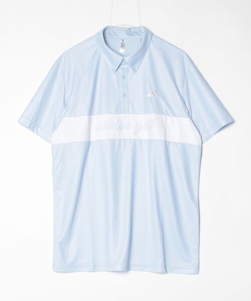 adidas（アディダス）の「アディダス adidas カラーブロックSSシャツ（ポロシャツ・メンズ・ブルー/ネイビー/ホワイト・4L/S/M/L/LL/3L）」の12枚目の写真