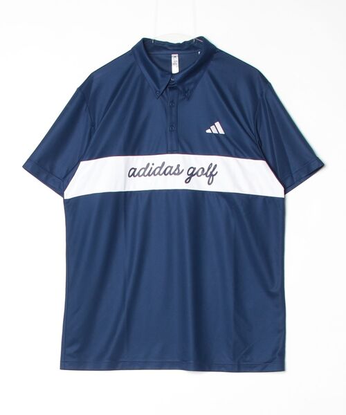 adidas（アディダス）の「アディダス adidas カラーブロックSSシャツ（ポロシャツ・メンズ・ブルー/ネイビー/ホワイト・4L/S/M/L/LL/3L）」の14枚目の写真