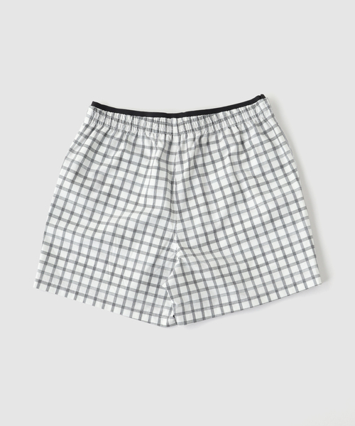 ROA（ロア）の「ROA / ロア AAIR FLOWEAVE PRINTED CHECK SHORTS（その他パンツ・メンズ・ホワイト・MEDIUM/SMALL）」の2枚目の写真