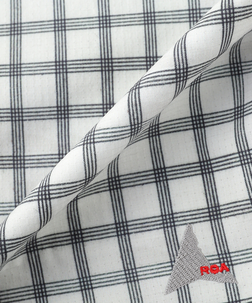 ROA（ロア）の「ROA / ロア AAIR FLOWEAVE PRINTED CHECK SHORTS（その他パンツ・メンズ・ホワイト・MEDIUM/SMALL）」の3枚目の写真