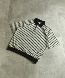 / nanamica(ナナミカ) / 10%OFF】◇(suhs413) ポロシャツ ストライプ Schluck Stripe Sweater Polo トップス