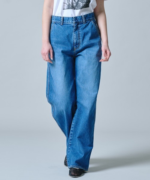 11.5oz ナチュラルスラブバルーンデニムパンツ（デニムパンツ