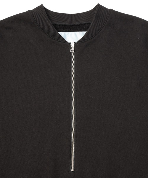 Dulcamara(ドゥルカマラ)の「ハーフZipスウェットPO(スウェット・メンズ・ローズ/ブラック・1/0)」の10枚目の写真