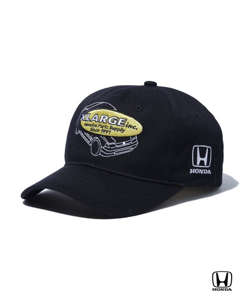 XLARGE(エクストララージ)の「XLARGE×Honda PARTS SUPPLIERS CAP(キャップ・メンズ・ブラック・ONE SIZE)」の1枚目の写真