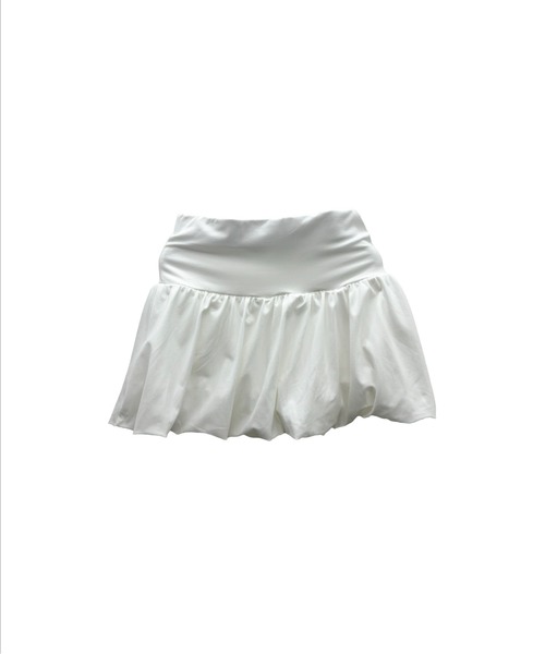 CeLess(セレス)の「High-waisted Balloon Mini Skirt / ハイウエストバルーンミニスカート(スカート・レディース・ホワイト/ブラック・M/S)」の15枚目の写真