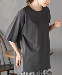 背面布帛切替プルオーバー