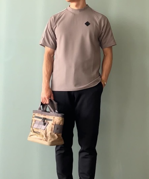 BRIEFING(ブリーフィング)の「【BRIEFING GOLF/ブリーフィングゴルフ】MEN’S LINE HIGHNECK RF(Tシャツ/カットソー・メンズ・ブラック/グレー/ブラウン系その他2/ホワイト/ネイビー・L/M/S/XL)」の4枚目の写真