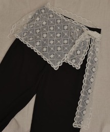 【resonance】レース フラワー刺繍デザイン ラップスカート/付け裾【マルチウェイ】