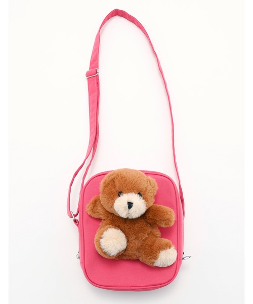 Little sunny bite(リトルサニーバイト)の「【8】【it】【Little Sunny Bite 】bear shoulder bag(ショルダーバッグ・レディース・ピンク/ブラック・FREE)」の13枚目の写真