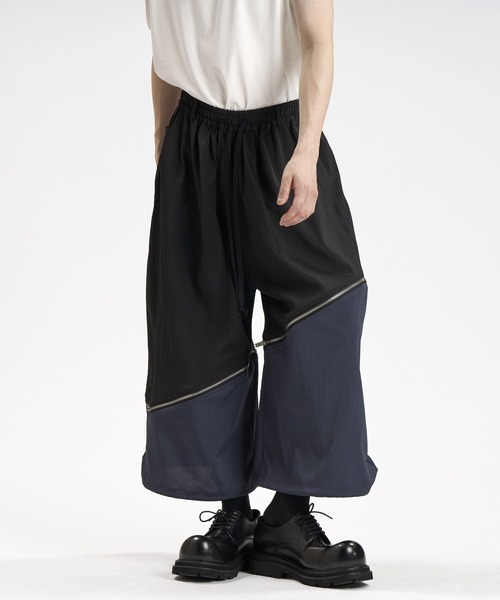 NO ID.(ノーアイディ)の「【NO ID.】2-WAY Cropped Wide Pants / 2ウェイ クロップド ワイド パンツ(その他パンツ・メンズ・グレー/ブラック/その他23・1/2)」の10枚目の写真