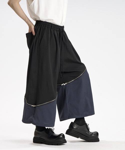 NO ID.(ノーアイディ)の「【NO ID.】2-WAY Cropped Wide Pants / 2ウェイ クロップド ワイド パンツ(その他パンツ・メンズ・グレー/ブラック/その他23・1/2)」の5枚目の写真