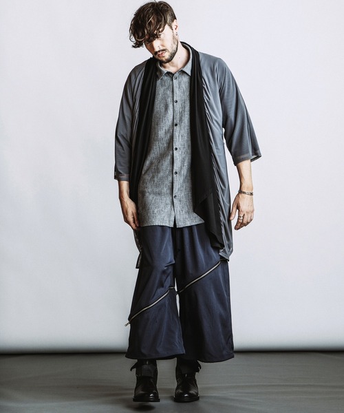 NO ID.(ノーアイディ)の「【NO ID.】2-WAY Cropped Wide Pants / 2ウェイ クロップド ワイド パンツ(その他パンツ・メンズ・グレー/ブラック/その他23・1/2)」の19枚目の写真