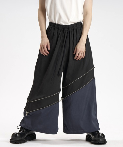 NO ID.(ノーアイディ)の「【NO ID.】2-WAY Cropped Wide Pants / 2ウェイ クロップド ワイド パンツ(その他パンツ・メンズ・グレー/ブラック/その他23・1/2)」の13枚目の写真
