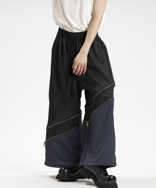 NO ID.(ノーアイディ)の「【NO ID.】2-WAY Cropped Wide Pants / 2ウェイ クロップド ワイド パンツ(その他パンツ・メンズ・グレー/ブラック/その他23・1/2)」の14枚目の写真