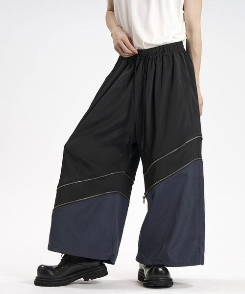 NO ID.(ノーアイディ)の「【NO ID.】2-WAY Cropped Wide Pants / 2ウェイ クロップド ワイド パンツ(その他パンツ・メンズ・グレー/ブラック/その他23・1/2)」の15枚目の写真