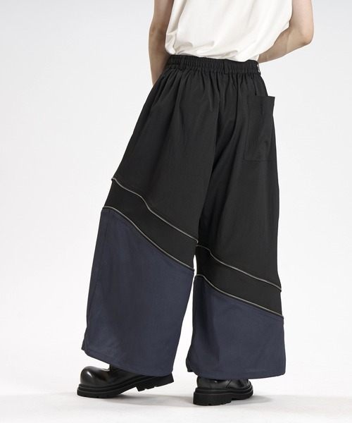 NO ID.(ノーアイディ)の「【NO ID.】2-WAY Cropped Wide Pants / 2ウェイ クロップド ワイド パンツ(その他パンツ・メンズ・グレー/ブラック/その他23・1/2)」の7枚目の写真